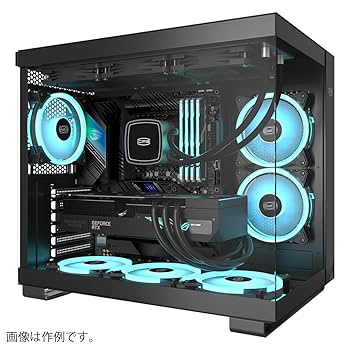 CPS 高透過率ガラス採用 ピラーレスPCケース C3T500-ARGB-BK Amazon | CPS 高透過率ガラス採用 ピラーレスPCケース C3T500